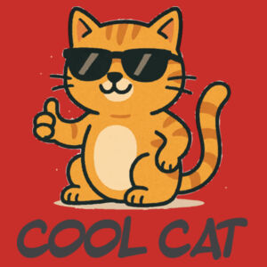 Cool Cat  - Thread Project Kids Epic Tee Design