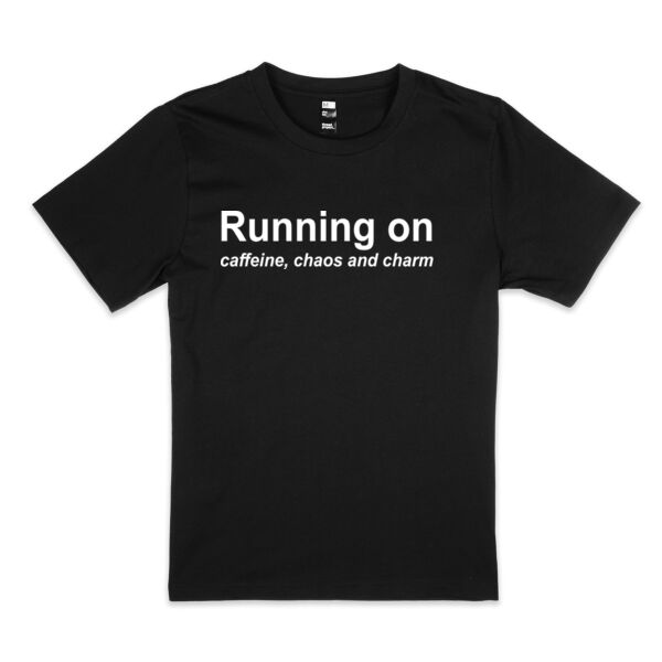 Running on caffeine, chaos and charm - Thread Project Womens Diva Tee Thumbnail