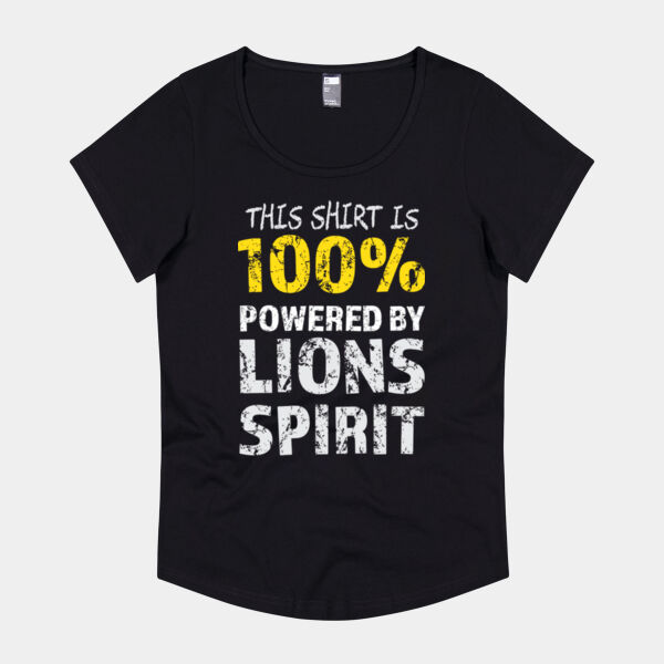 Lions Spirit - Thread Project Womens Jazz Scoop Neck Tee Thumbnail