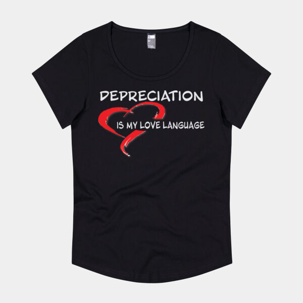 Depreciation - Thread Project Womens Jazz Scoop Neck Tee Thumbnail