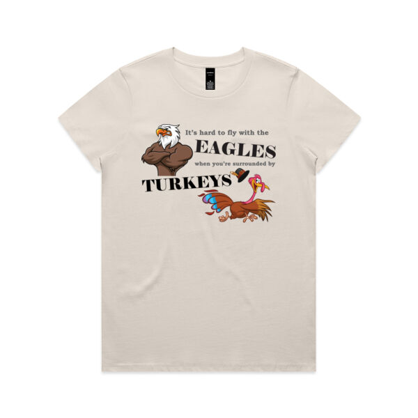 Flying with Eagles   - AS Colour Womens Maple Tee Thumbnail