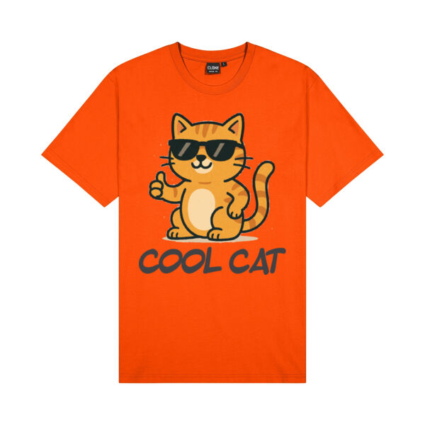 Cool Cat  - Cloke Kids Outline Tee Thumbnail