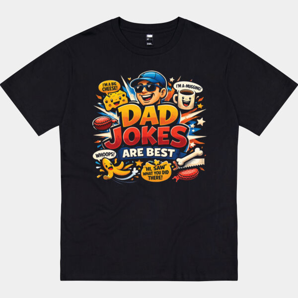 Dad Jokes are Best - Thread Project Unisex Epic Tee Thumbnail