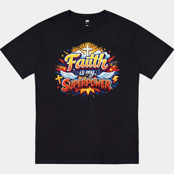 Faith is my Superpower  - Thread Project Unisex Epic Tee Thumbnail