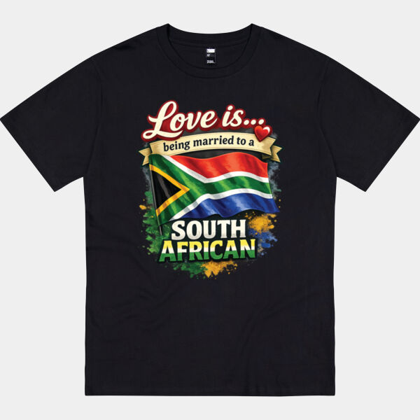 Love is... being married to a South African  - Thread Project Unisex Epic Tee Thumbnail
