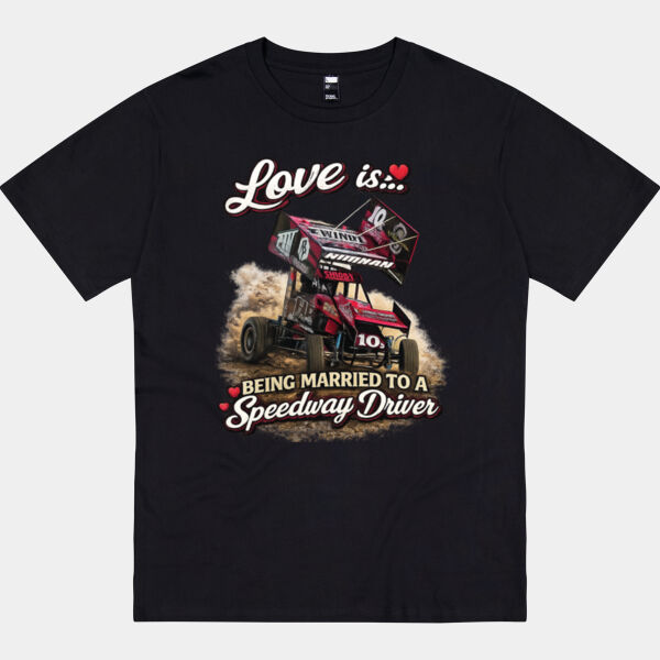 Love is ... being married to a Speedway Driver  - Thread Project Unisex Epic Tee Thumbnail